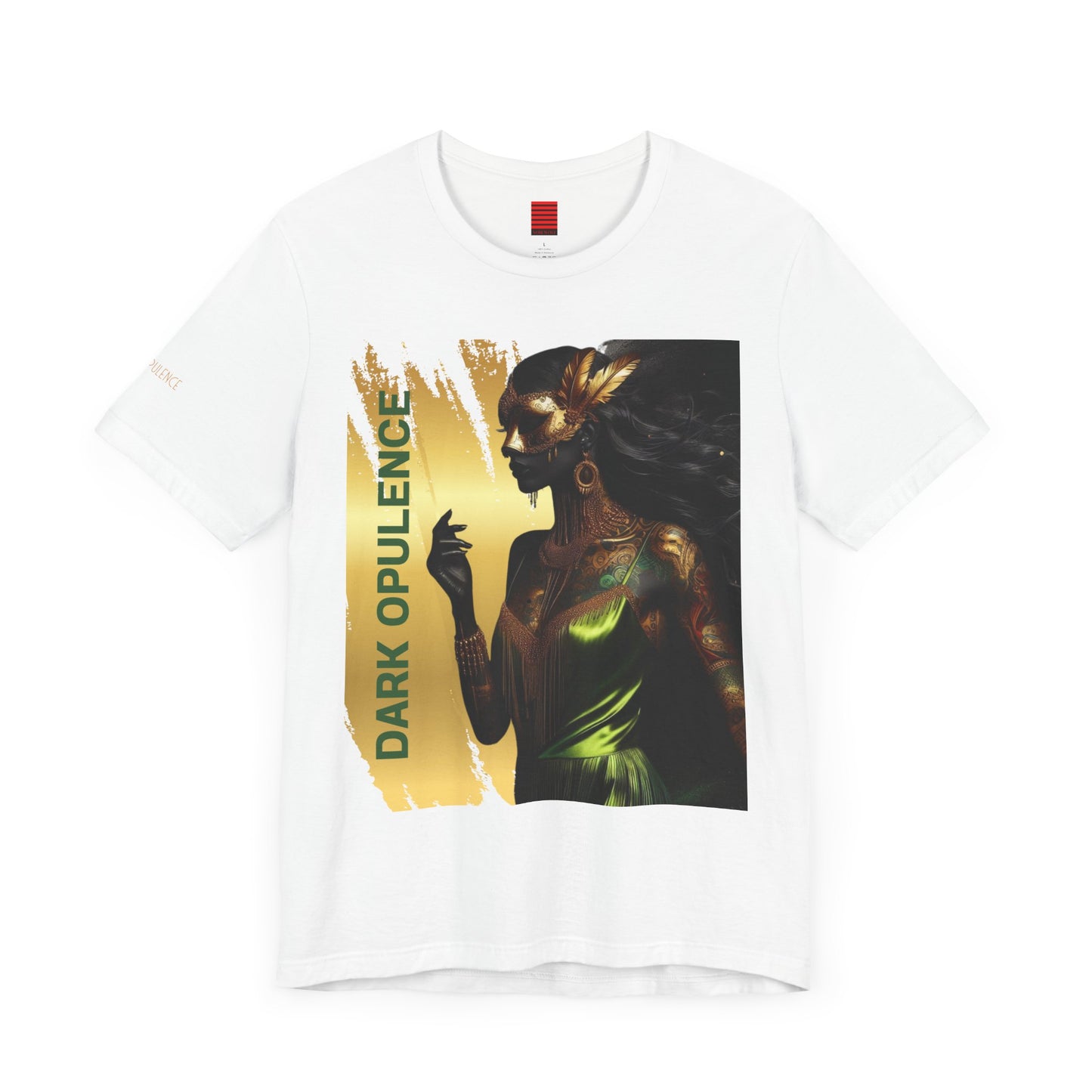 Dark Opulence & Noir Wolf Unisex Graphic Tee - Bold Art for Creatives
