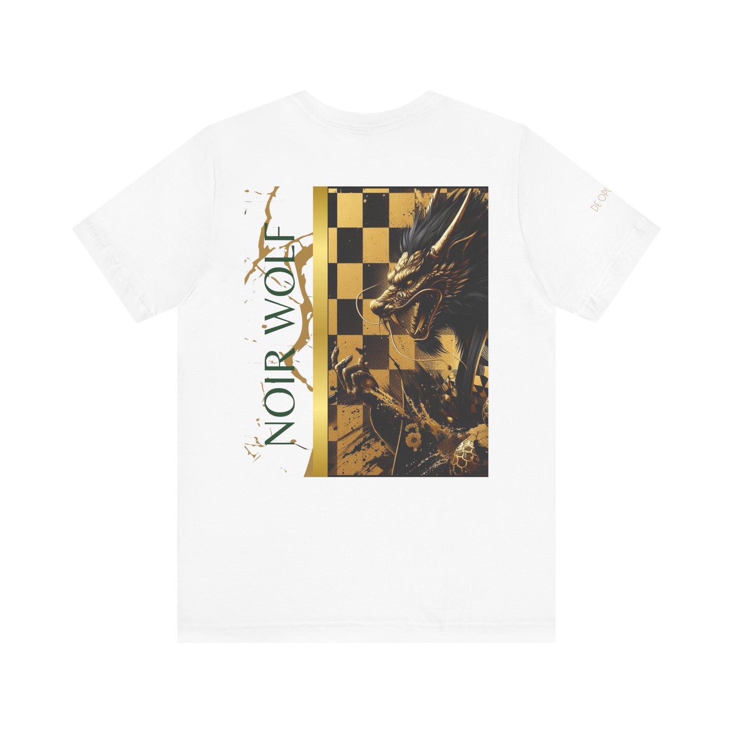 Dark Opulence & Noir Wolf Unisex Graphic Tee - Bold Art for Creatives