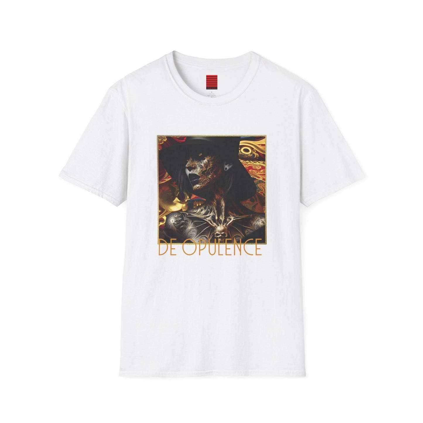 Noir Wolf Art T-Shirt, Alternative Fashion Tee, Unique Graphic Shirt, Unisex Artwear, Gift for Artists, Edgy Streetwear