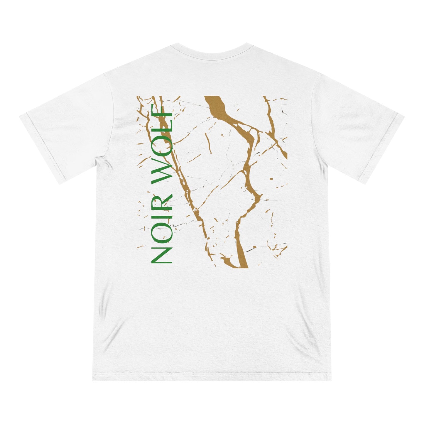 Organic Staple T-shirt: 'Del Opulence' & 'Noir Wolf' Design – Stylish, Artistic Tee for Casual Wear