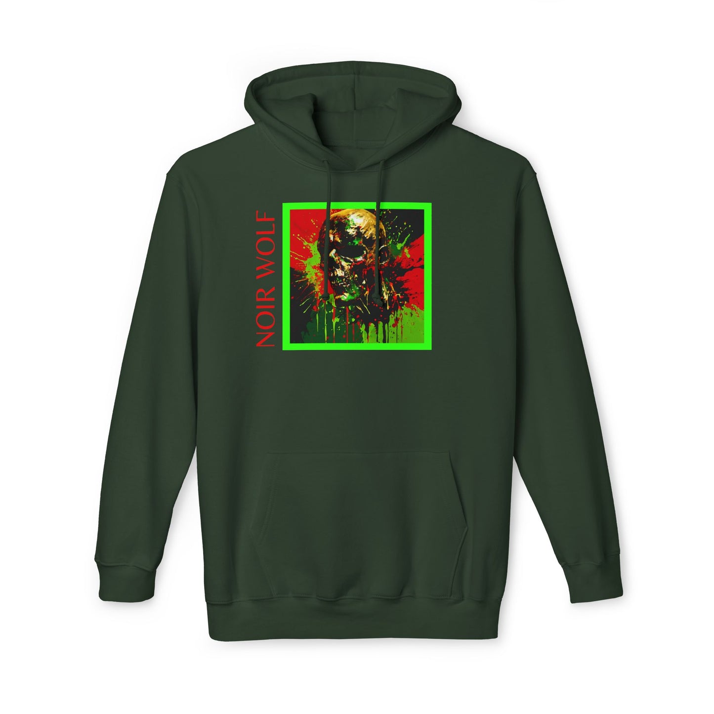 Vibrant Unisex Hooded Sweatshirt - Noir Wolf & De Opulence Designs