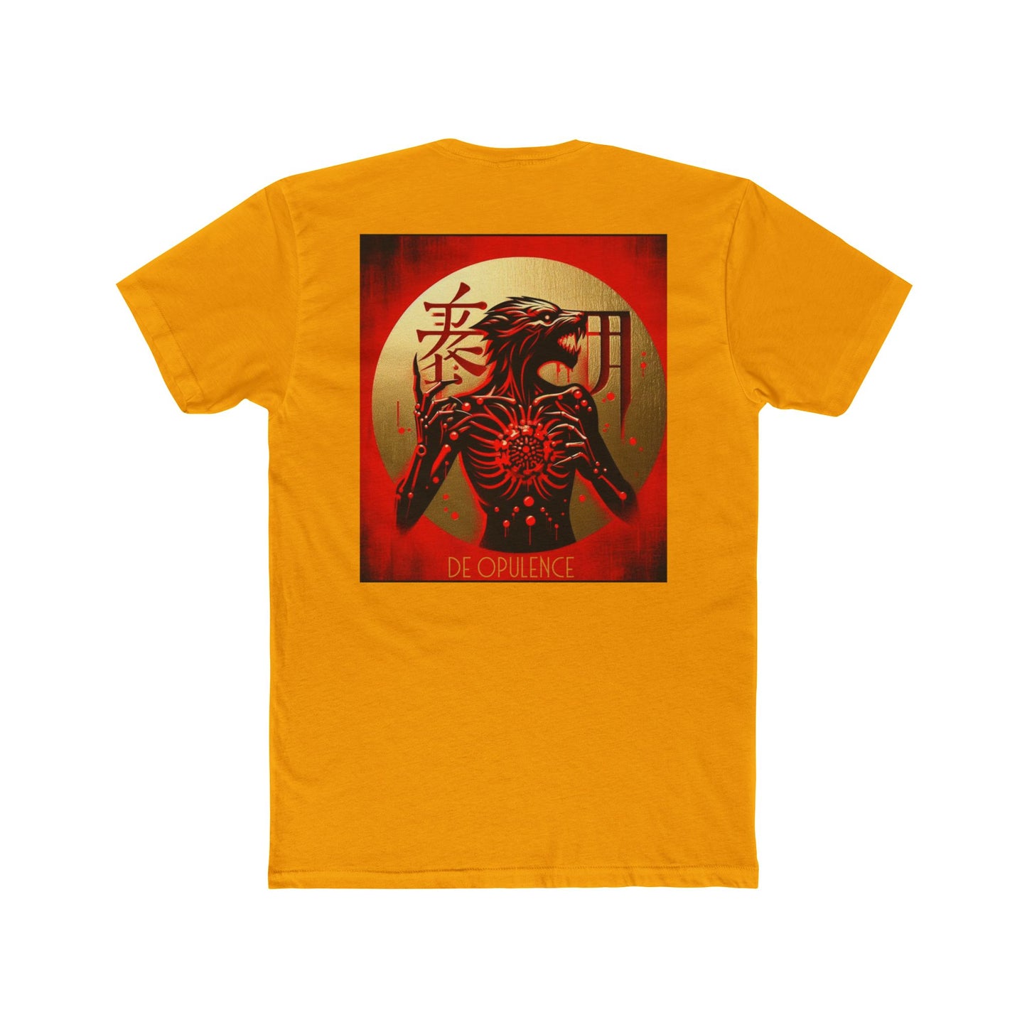 Unisex Cotton Crew Tee De Opulence by Noir Wolf