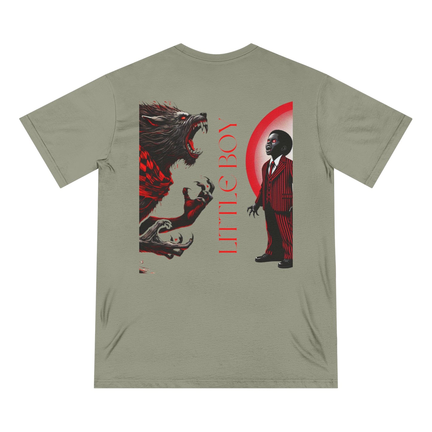 Organic Staple T-shirt Little Boy by Noir Wolf