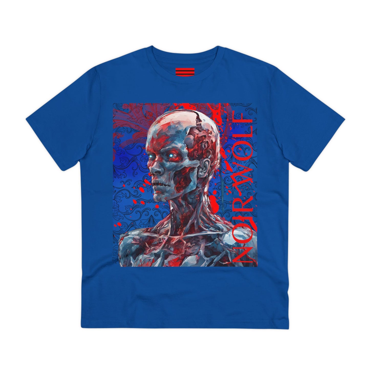 Organic Creator T-shirt - Unisex Blue Doom by Noir Wolf