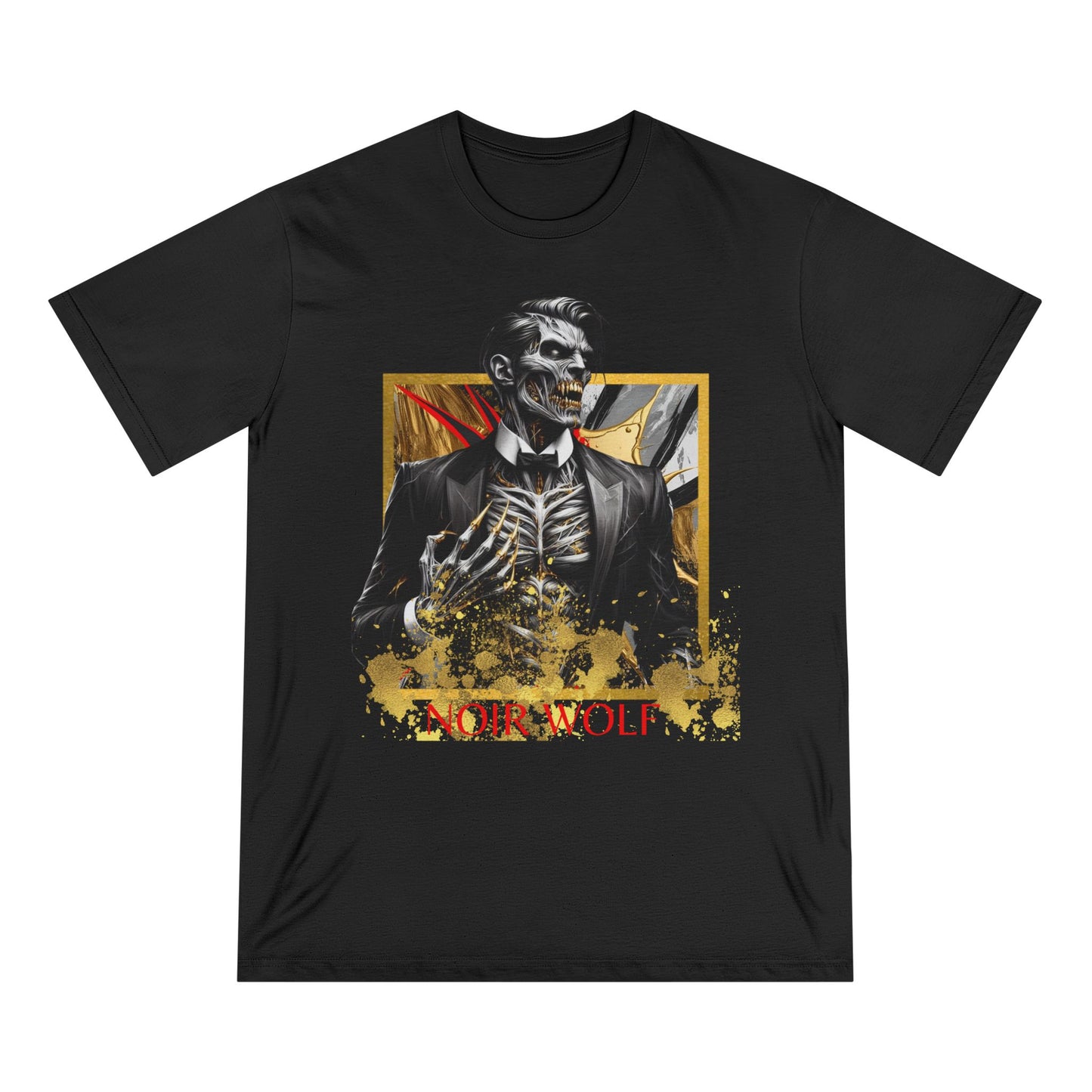 Artistic Skeleton & Opulence Graphic T-Shirt for Trendsetters