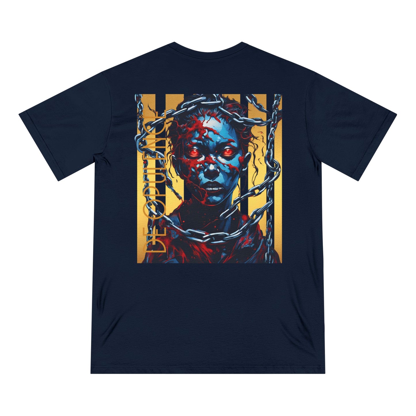 Noir Wolf Butterfly Organic T-Shirt - Artistic Graphic Tee for Nature Lovers