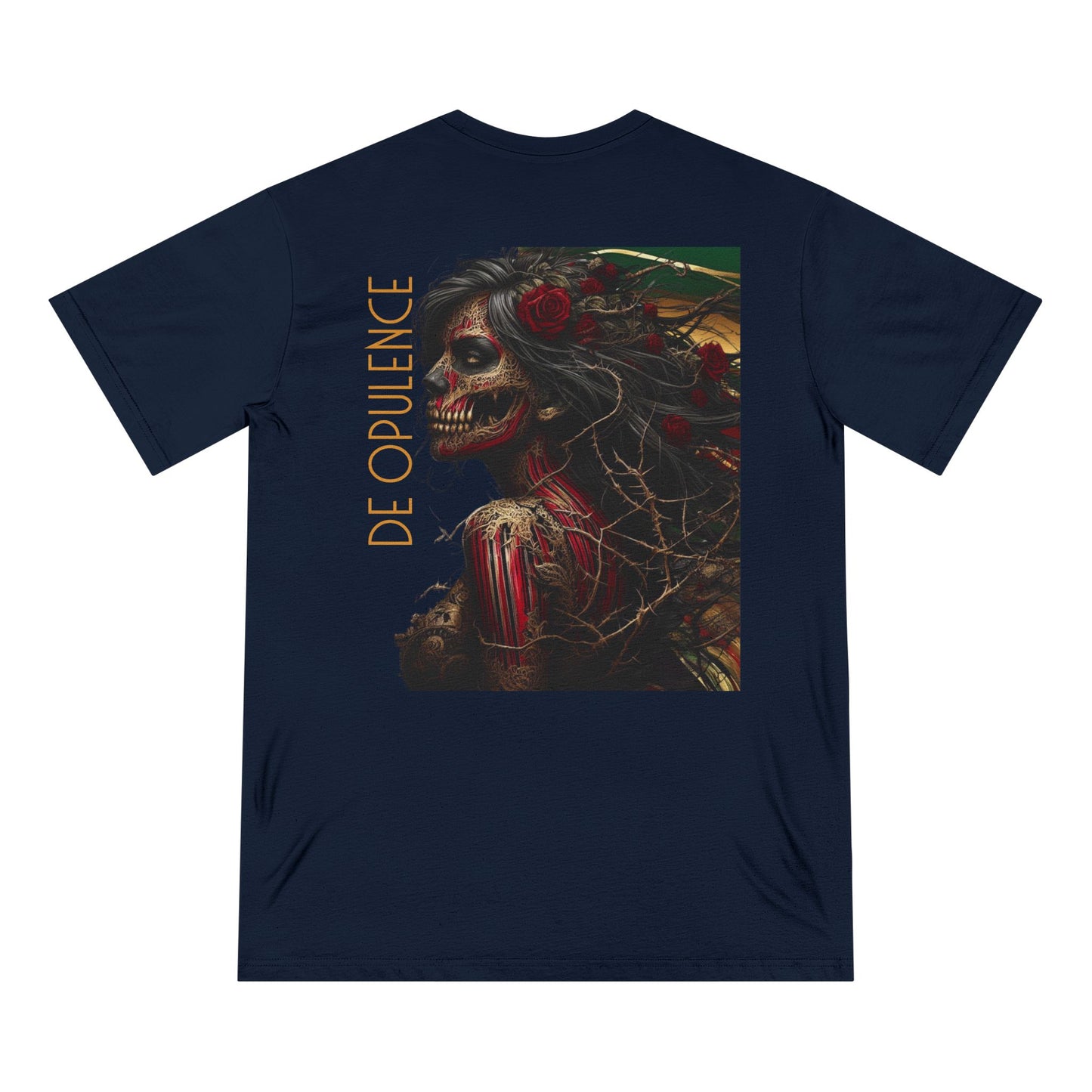 Noir Wolf Graphic Organic T-shirt - Edgy Art for Art Lovers