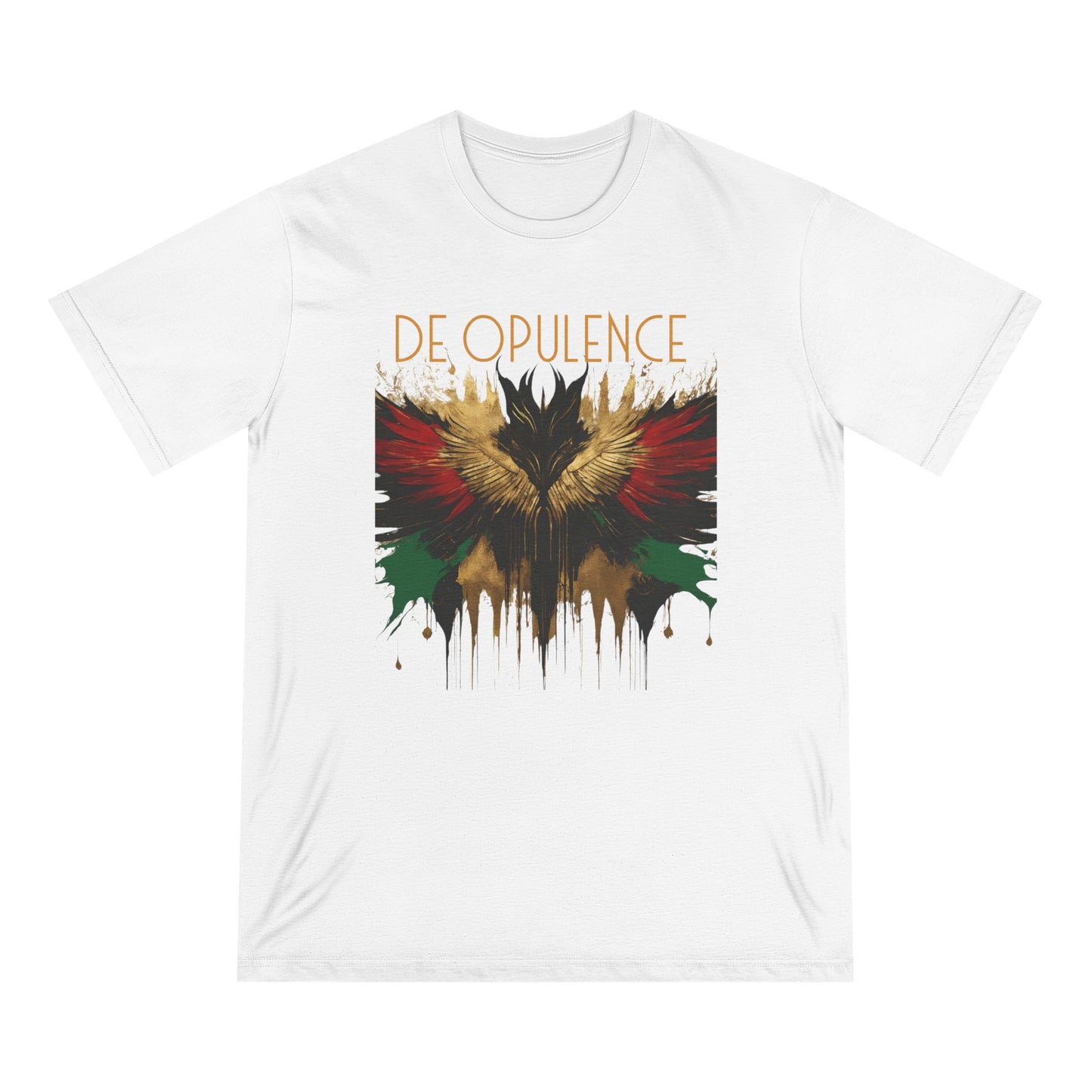 Organic Graphic T-Shirt - DE OPULENCE & NOIR WOLF Designs