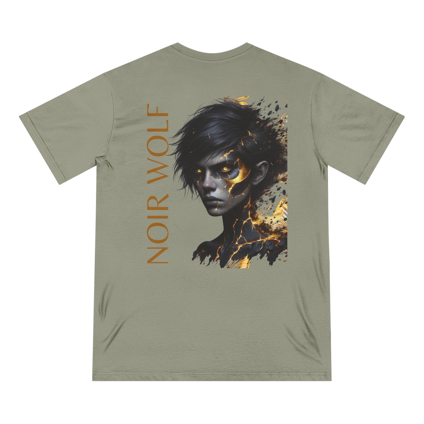 Organic Staple T-Shirt - DE OPULENCE & NOIR WOLF Graphic Tees for Art Lovers