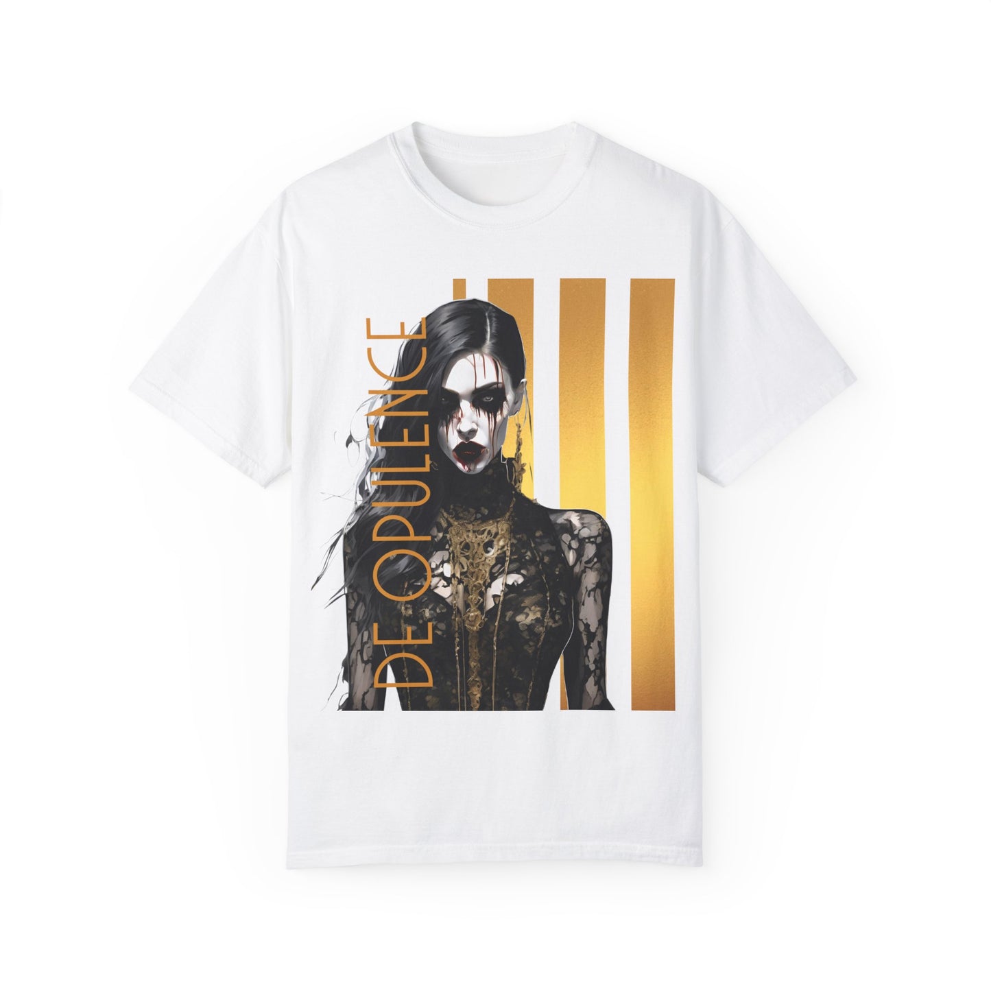 Unisex Garment-Dyed T-shirt De Opulence by Noir Wolf