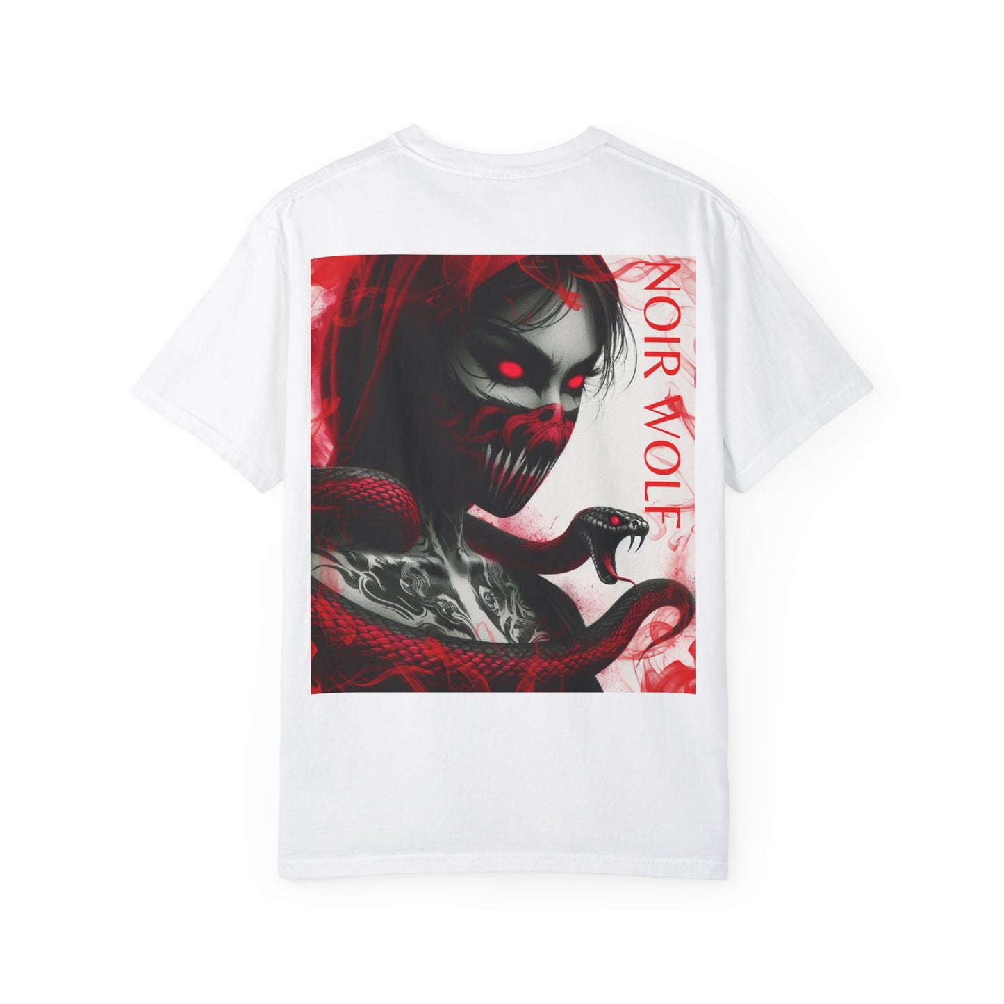 Unisex Garment-Dyed T-shirt Noir Wolf