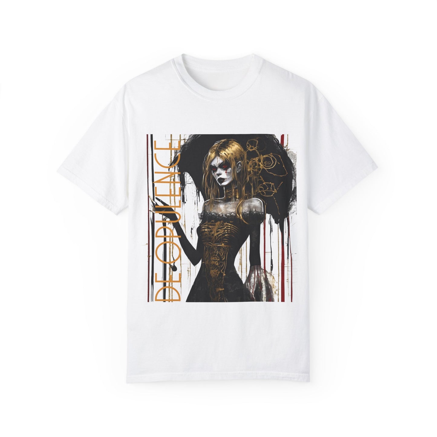 Unisex Garment-Dyed T-shirt De Opulence by Noir Wolf