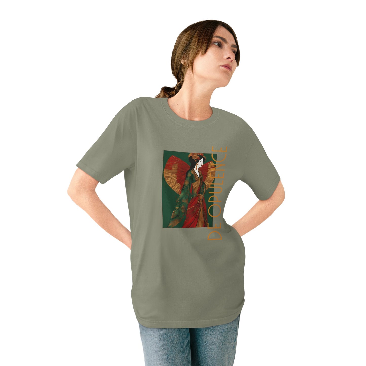Elegant De Opulence Organic T-Shirt - Stylish & Sustainable Fashion