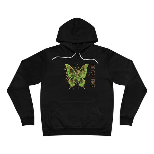 Unisex Opulence Butterfly & Skeleton Hoodie - Unique Art Design