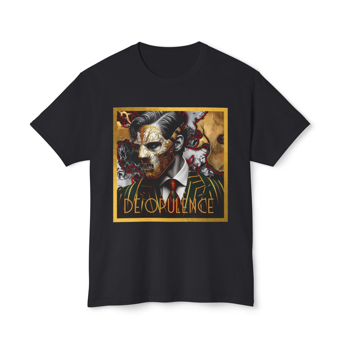 Unisex HD Cotton™ Graphic T-Shirt - Depouilence & Noir Wolf Design
