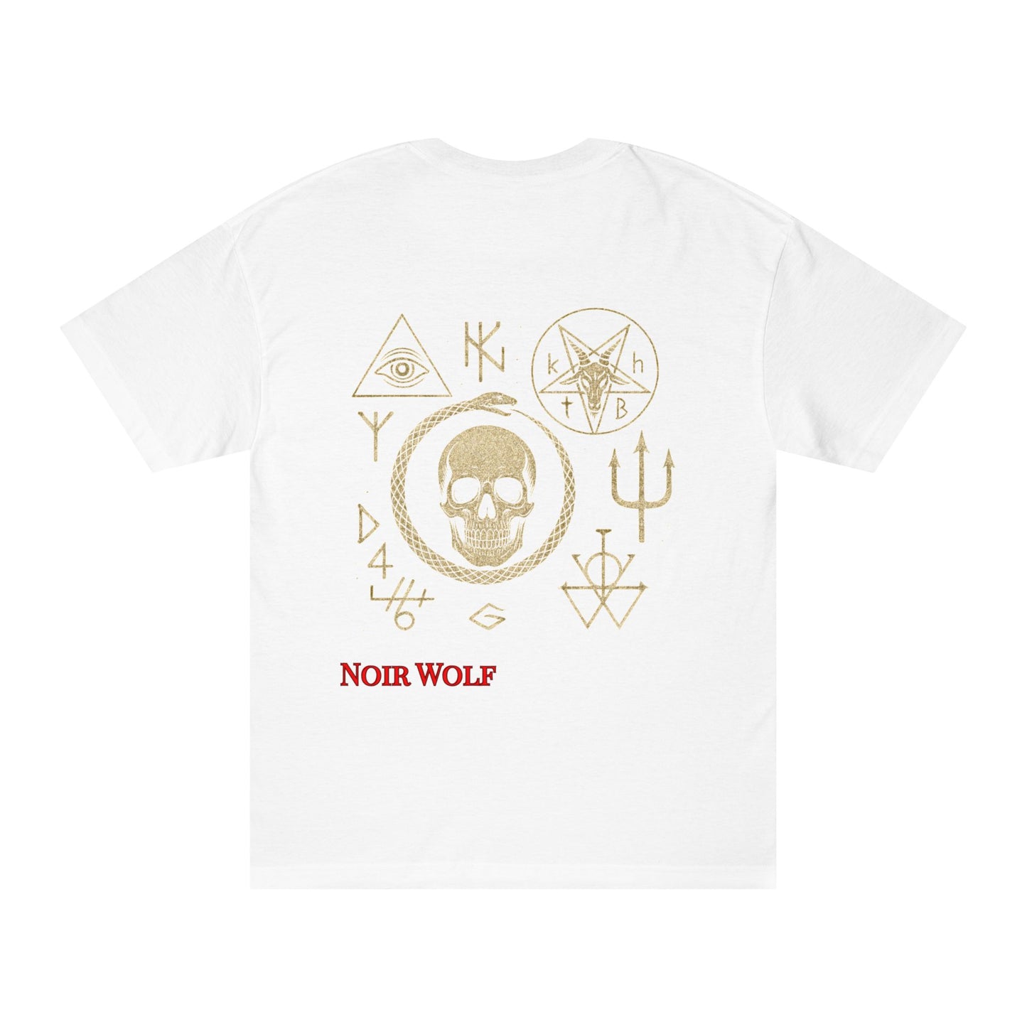 Horrors Gold Opulence T-Shirt — Gothic Gold Horror Graphic Tee