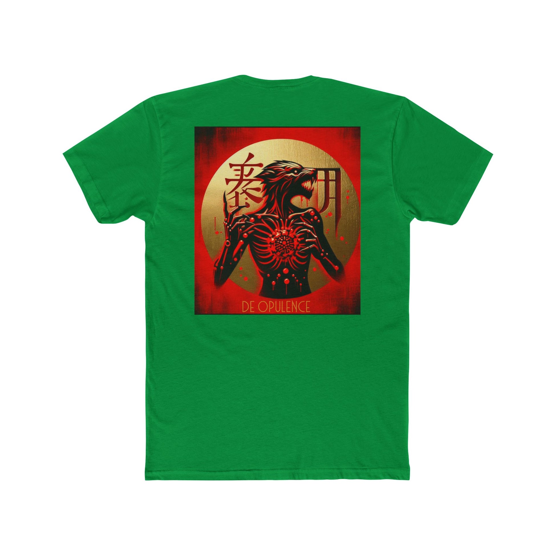 Unisex Cotton Crew Tee De Opulence by Noir Wolf