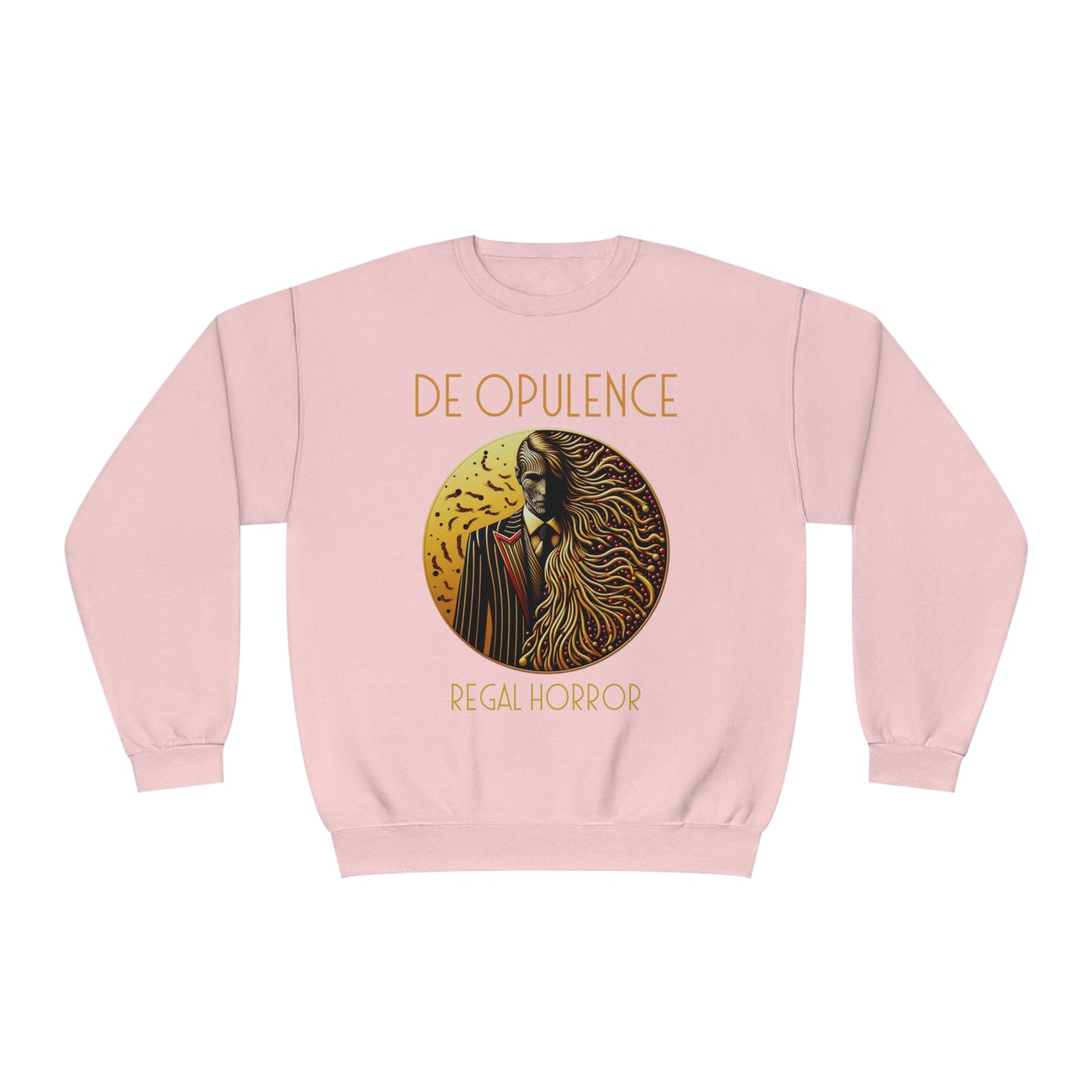 Unisex NuBlend® Crewneck Sweatshirt De Opulence by Noir Wolf the style of grace Classic Pink