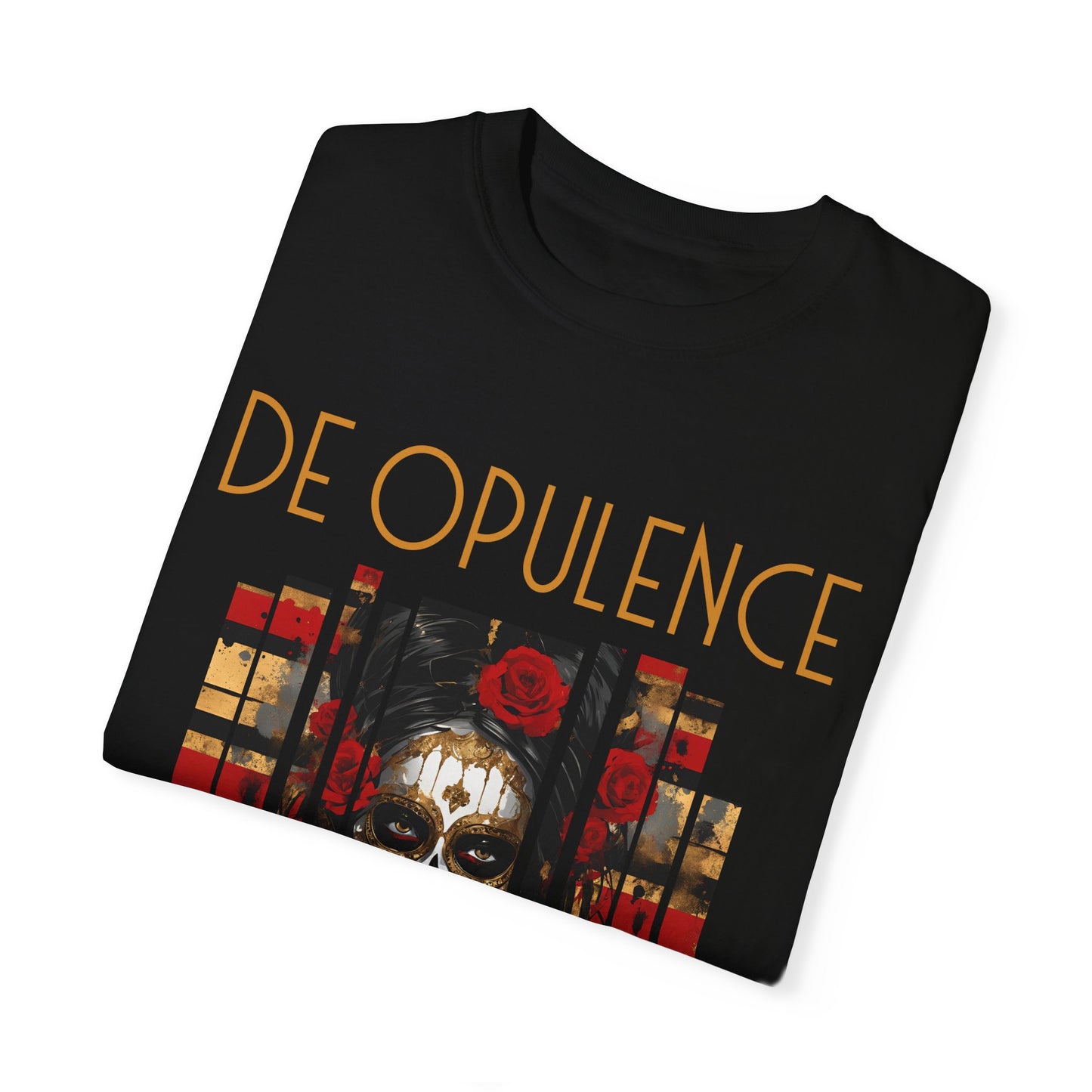 Unisex Garment-Dyed T-shirt  De Opulence by Noir Wolf