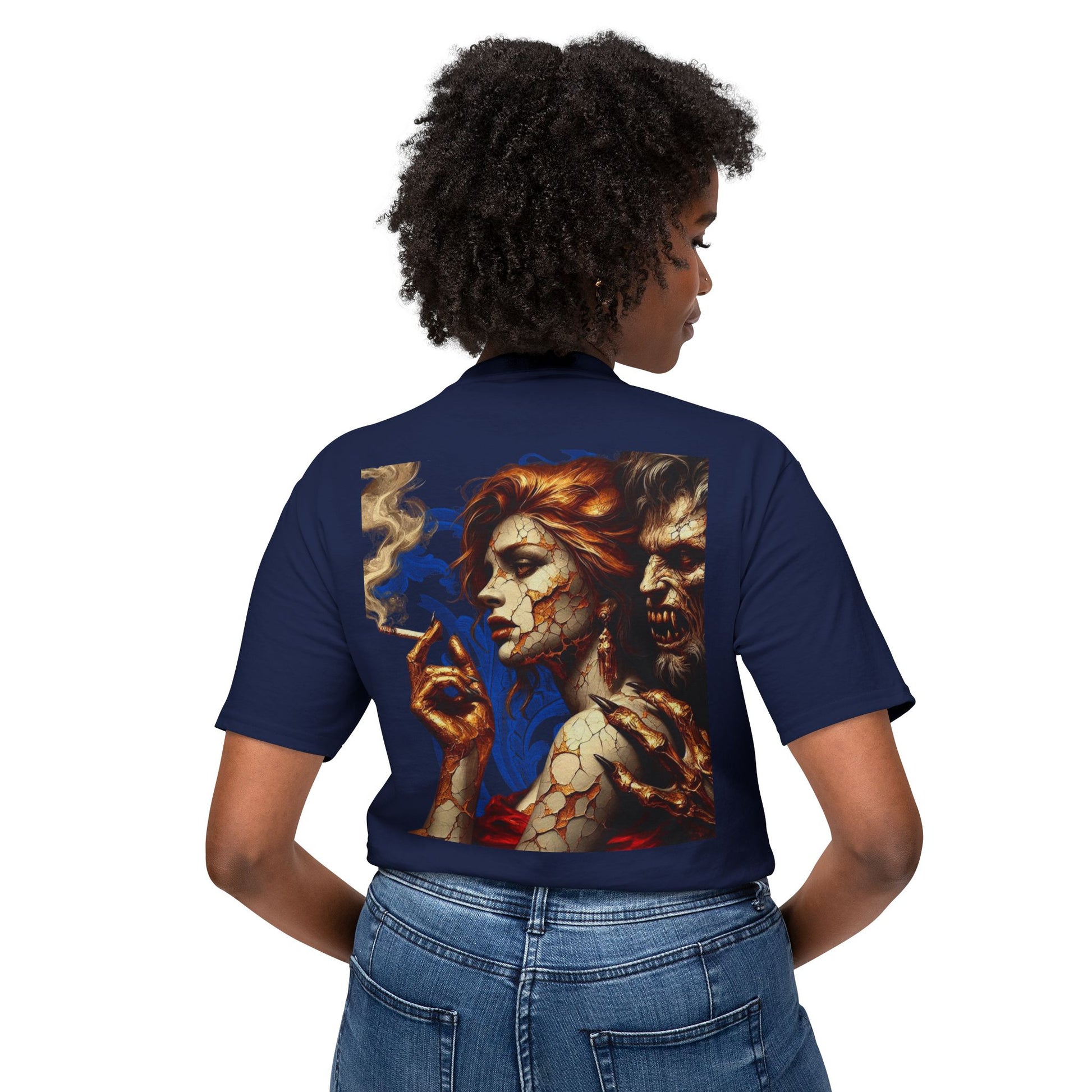 Unisex HD Cotton™ T-shirt De Opulence by Noir Wolf