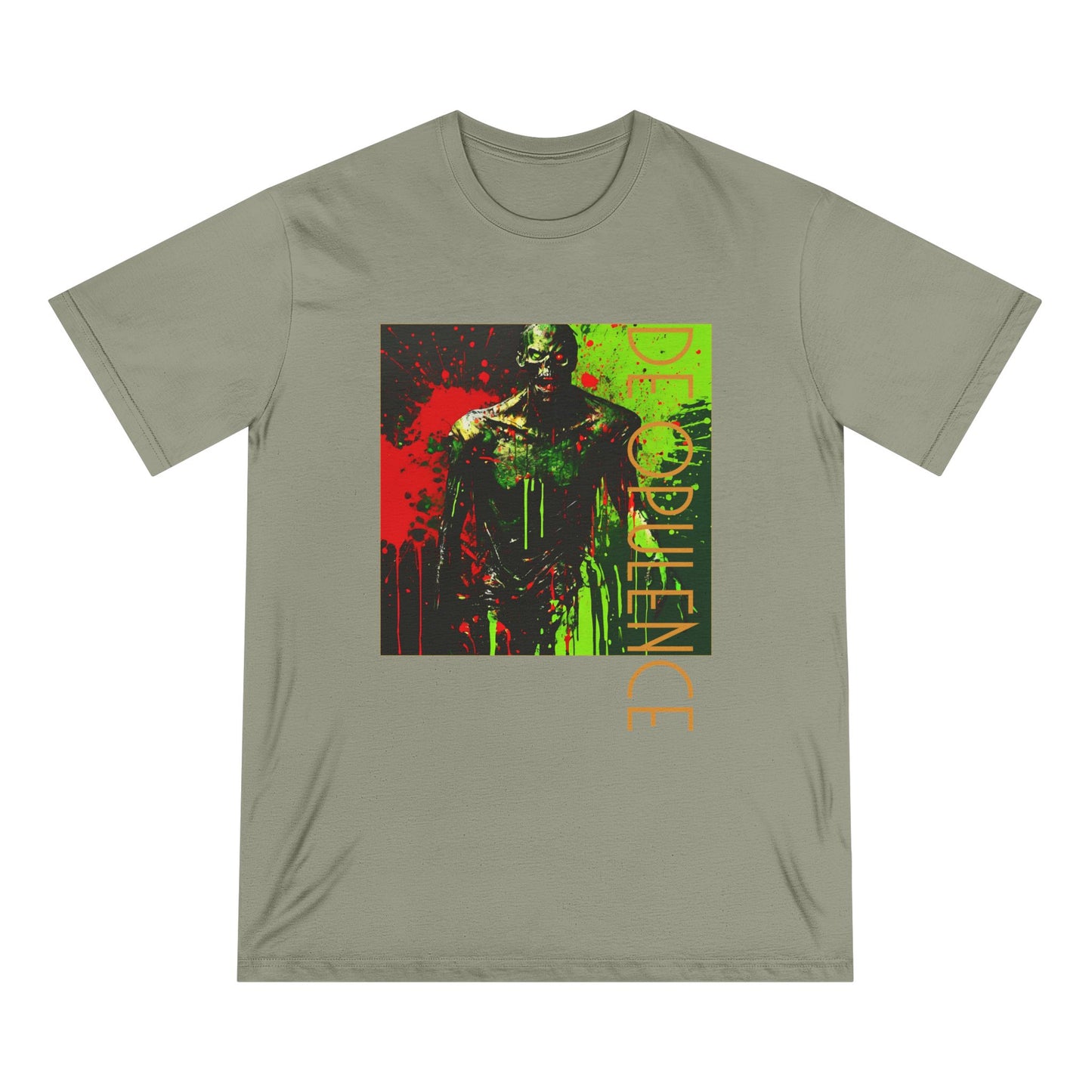 Unisex Organic Horror Graphic T-Shirt - 'Deadly Obedience' & 'Noir Wolf' Design