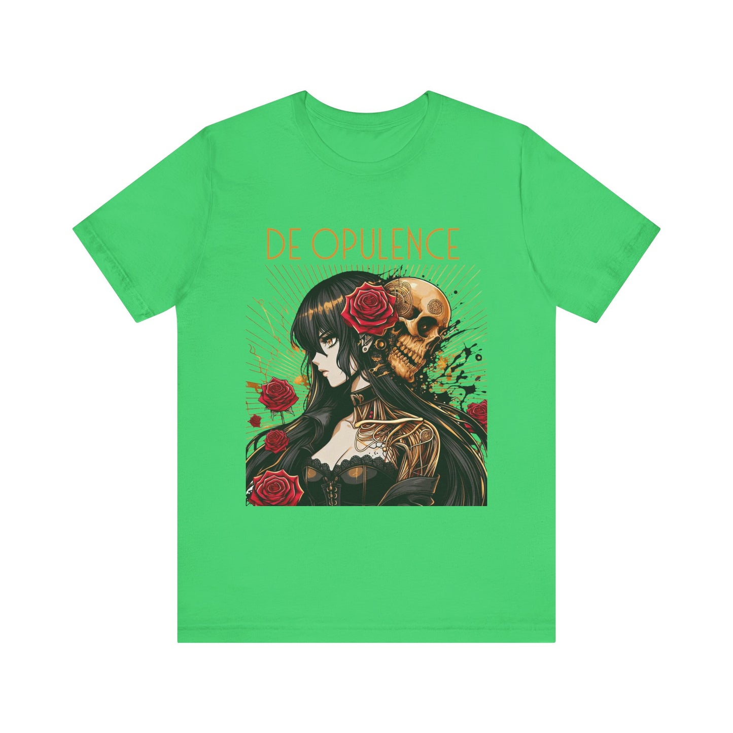 Unisex Jersey Short Sleeve Tee De Opulence by Noir Wolf