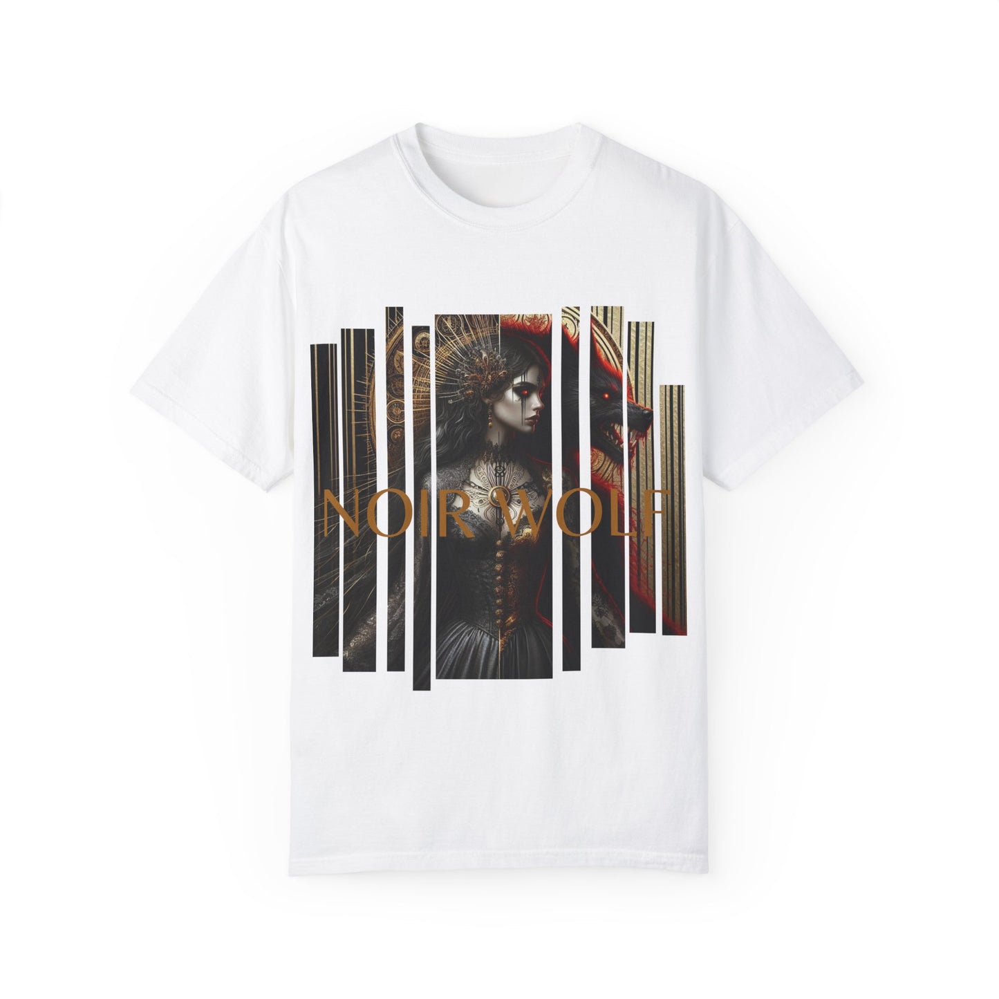 Unisex Garment-Dyed T-shirt De Opulence by Noir Wolf