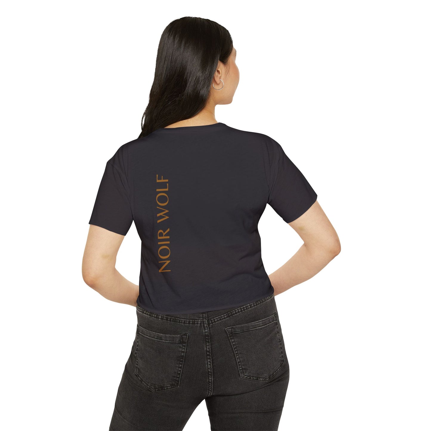 Bohemian Women's Festival Crop Top - Depoulence & Noir Wolf Design