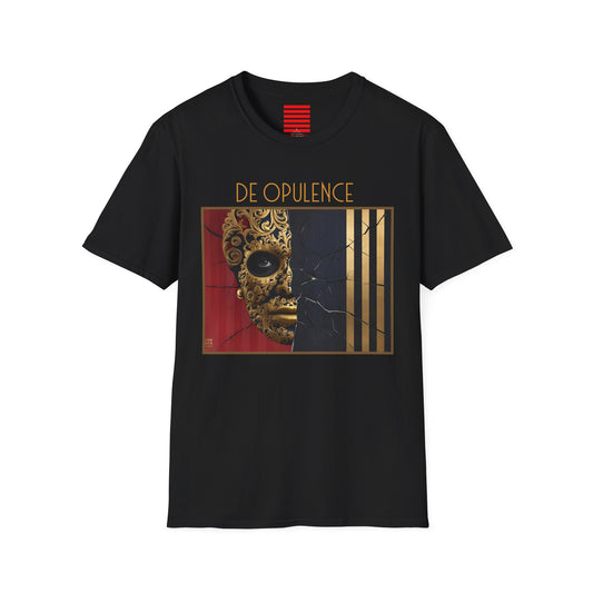 Artistic Unisex Softstyle T-Shirt - DE OPULENCE & NOIR WOLF Designs