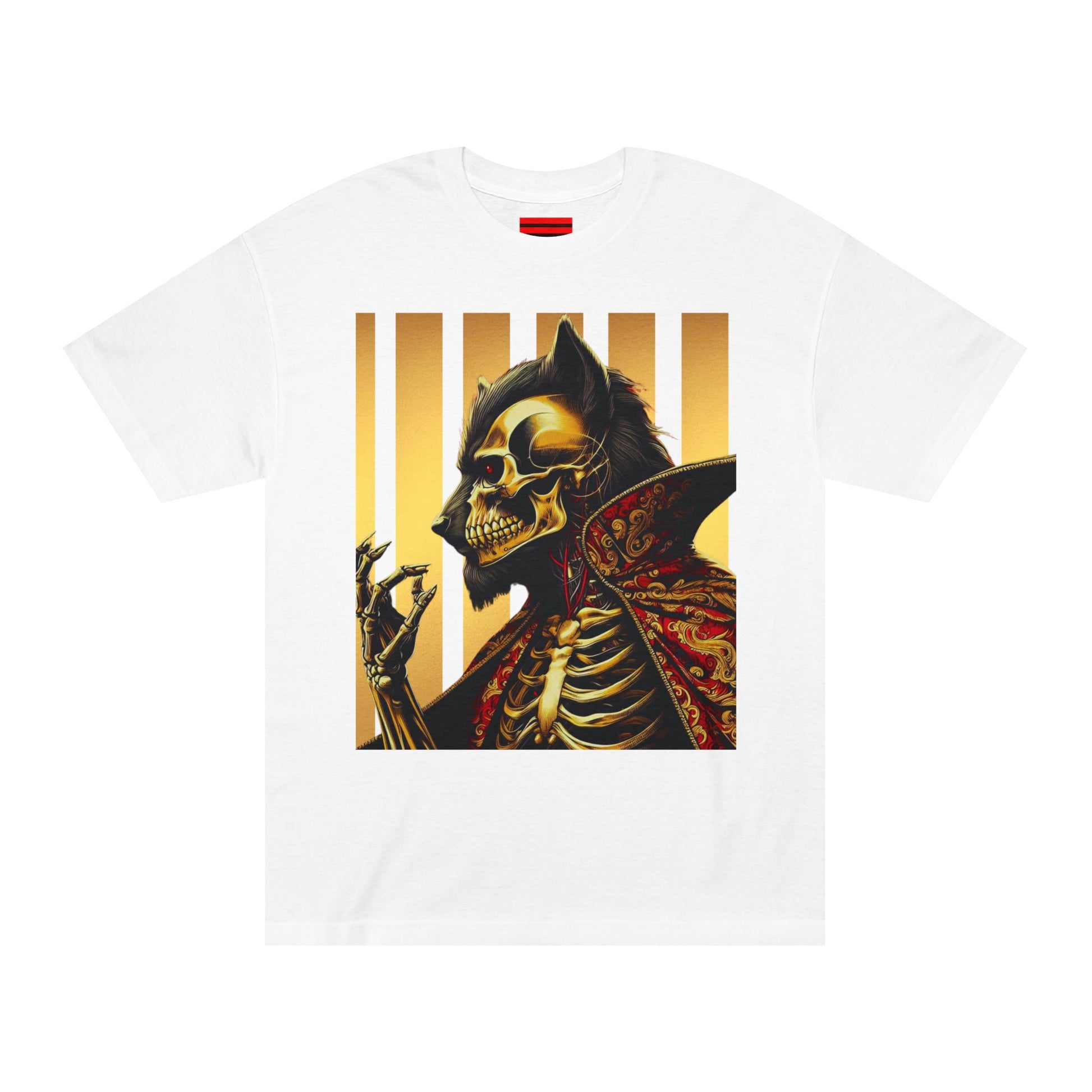 Unisex Classic Tee De Opulence By Noir Wolf White