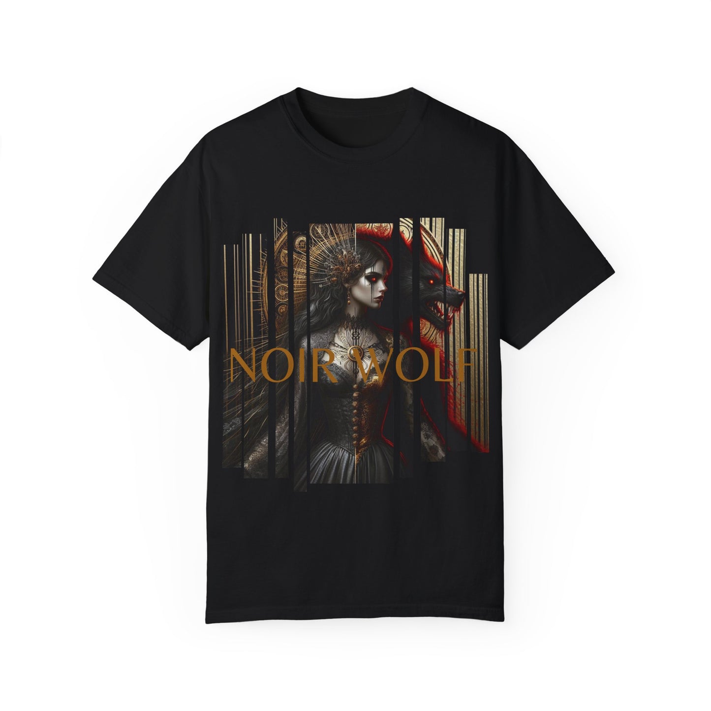 Unisex Garment-Dyed T-shirt De Opulence by Noir Wolf