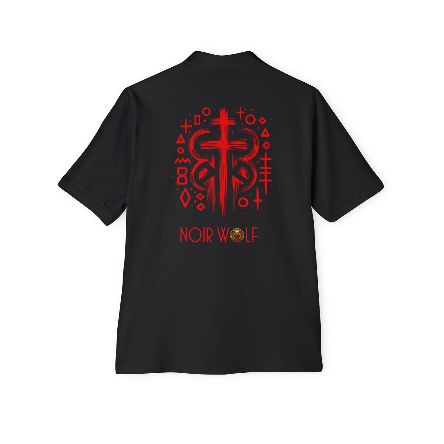 Men's Piqué Polo De Opulence by Noir wolf