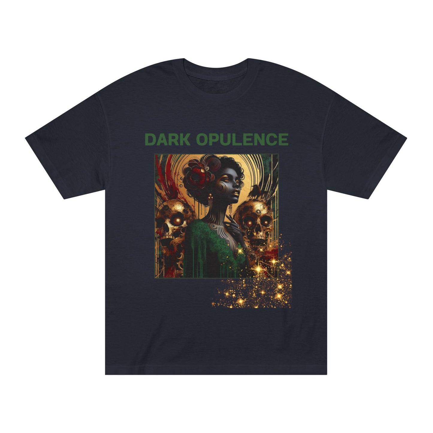 Dark Opulence Graphic Tee — Noir Wolf Skull Art T-Shirt