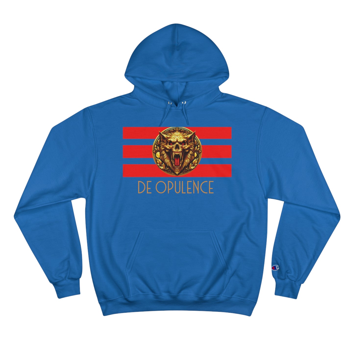 Champion Hoodie De Opulence by Noir Wolf Royal Blue