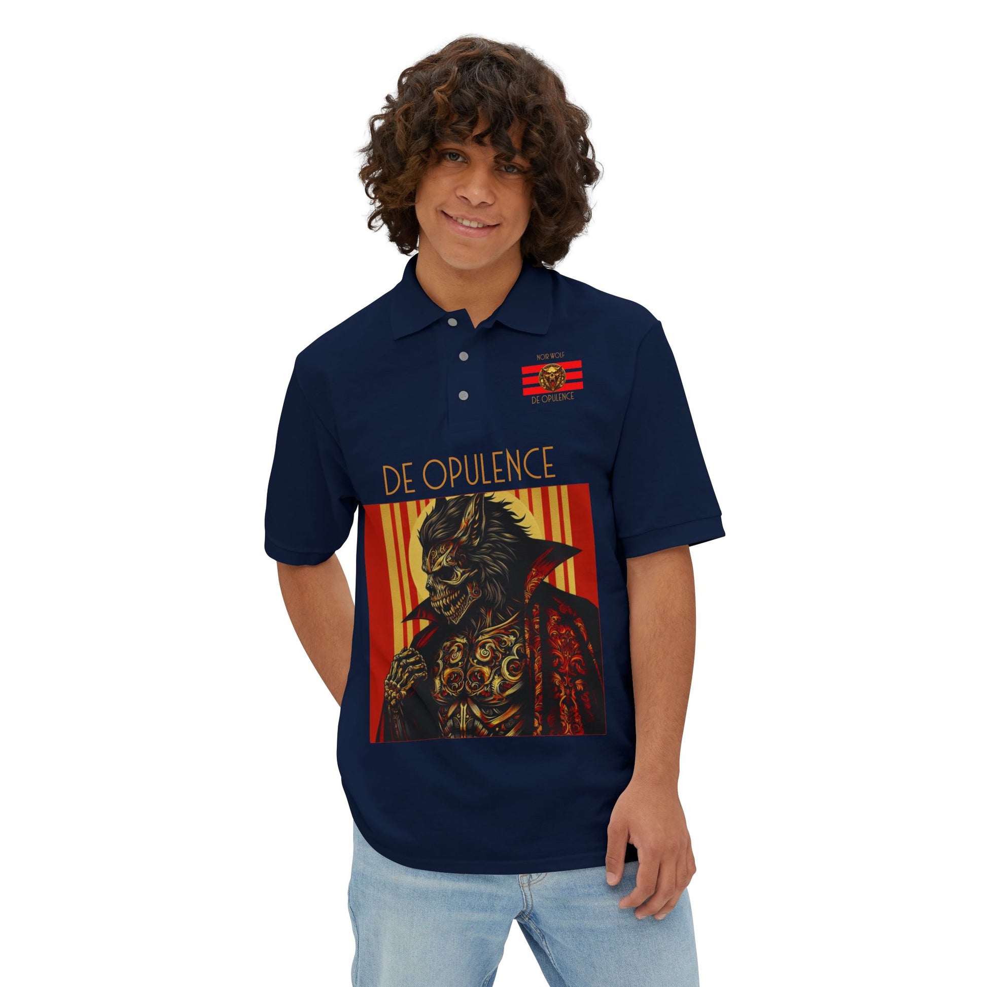 Polo Shirt - De Opulence Regal Horror Fashion for the Bold Star