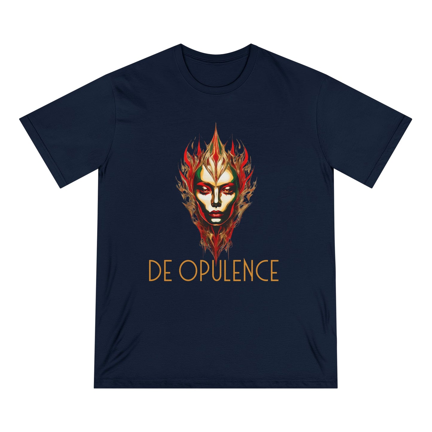 Luxury Art Tee - 'De Opulence' & 'Noir Wolf' Design - Organic Cotton T-Shirt