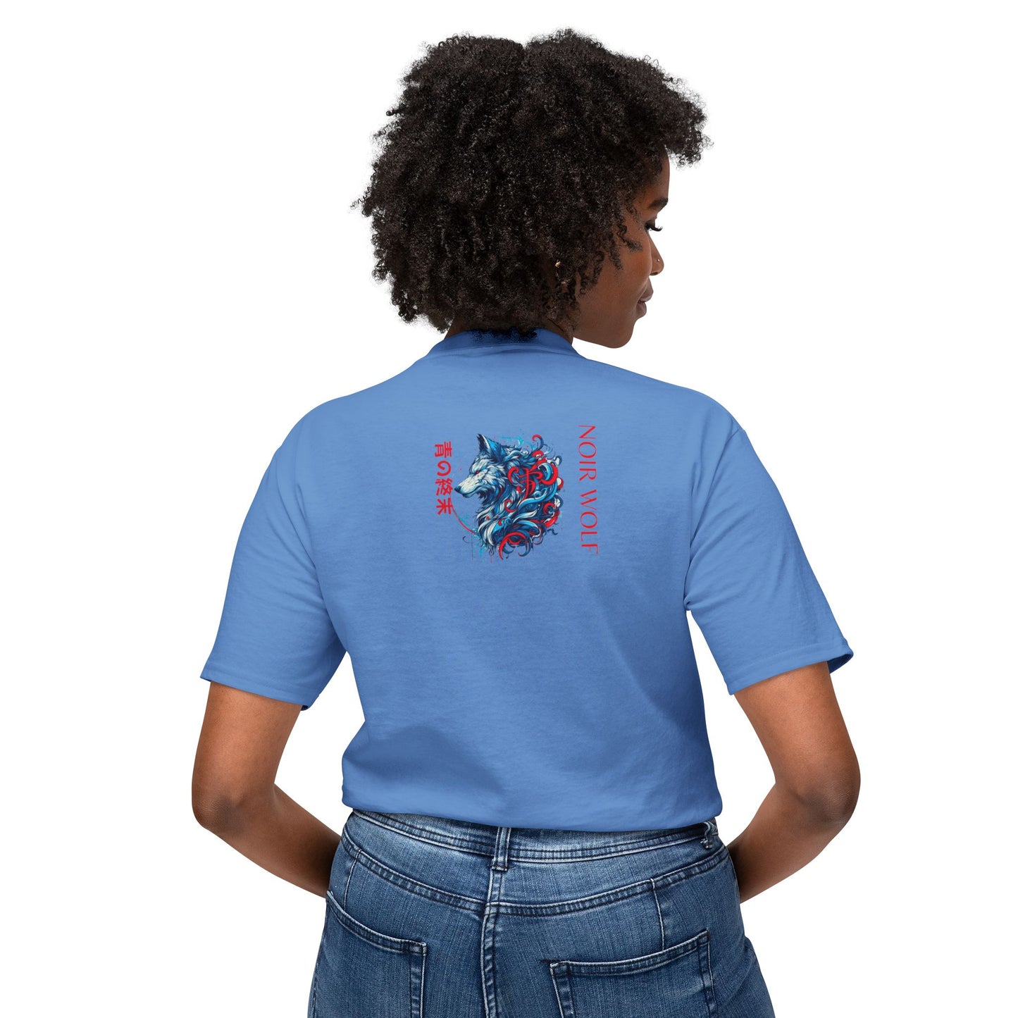 Unisex HD Cotton™ T-shirt Blue Doom By Noir Wolf
