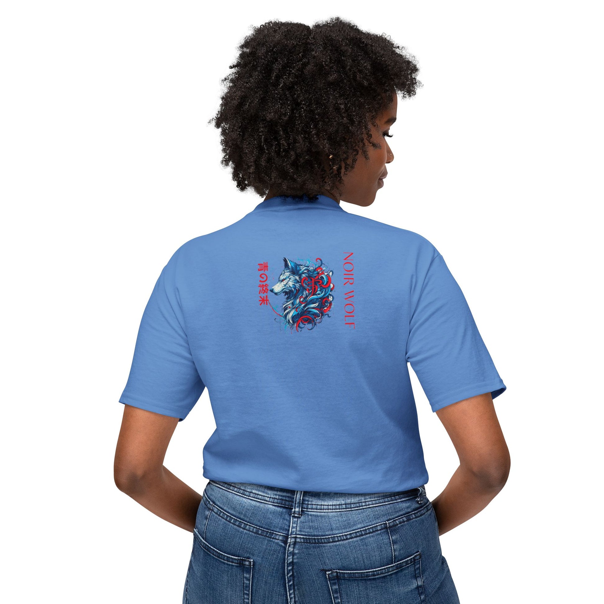 Unisex HD Cotton™ T-shirt Blue Doom By Noir Wolf