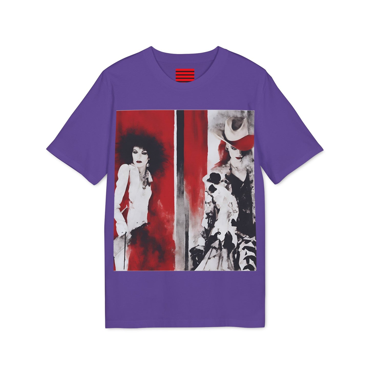 Unisex Creator 2.0 T-shirt Noir Wolf Purple Love
