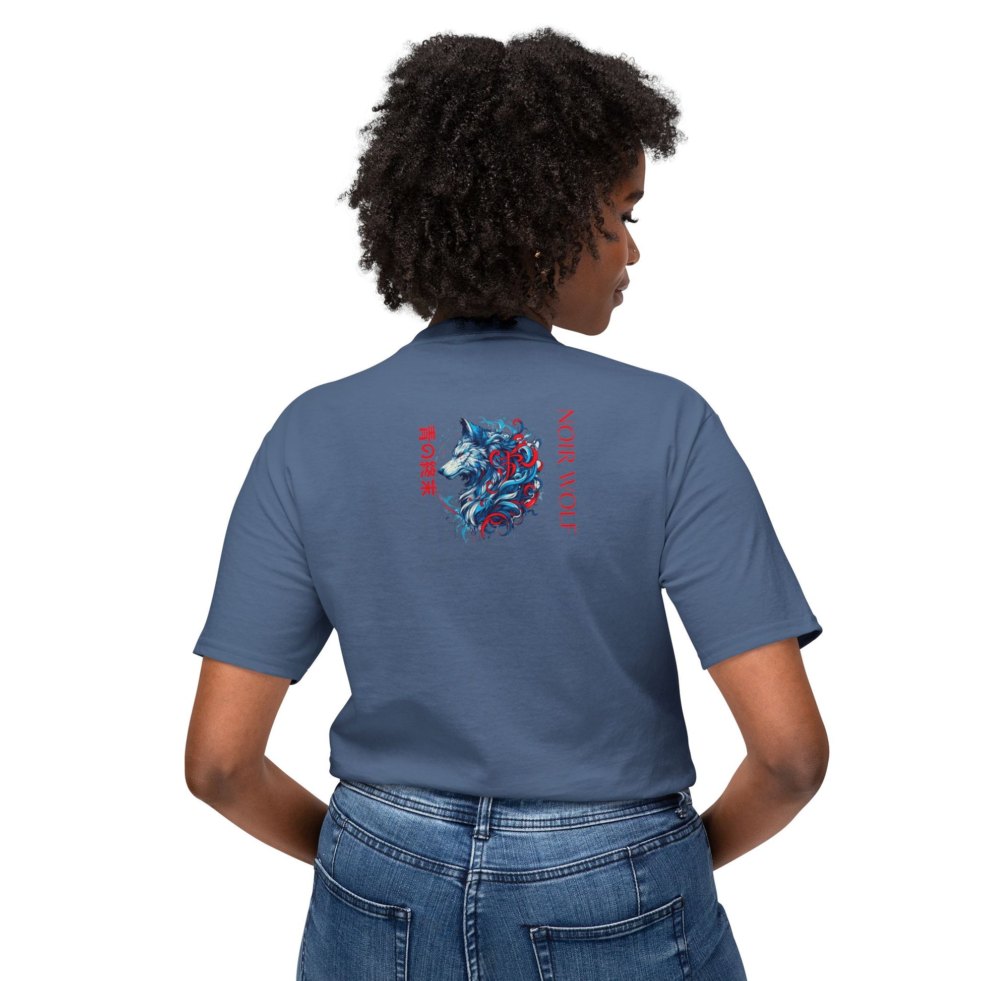 Unisex HD Cotton™ T-shirt Blue Doom By Noir Wolf