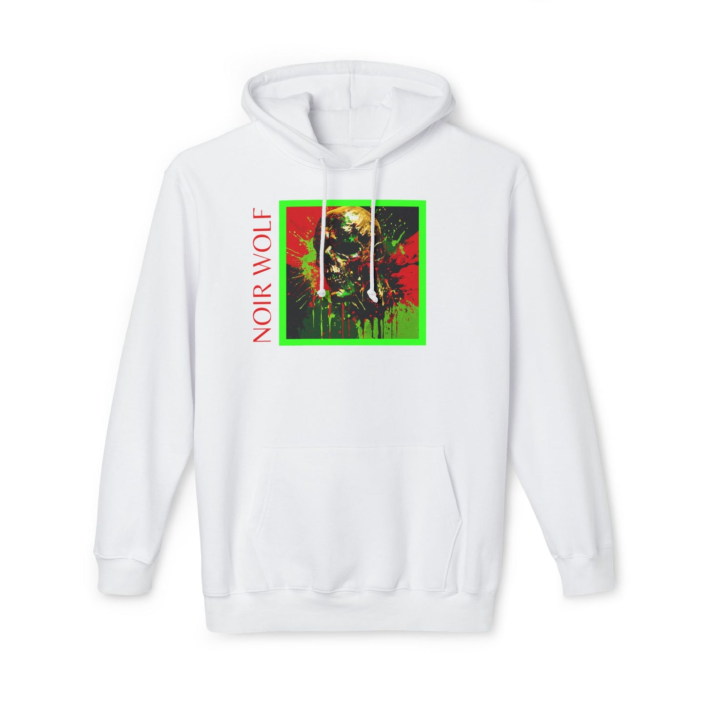 Vibrant Unisex Hooded Sweatshirt - Noir Wolf & De Opulence Designs
