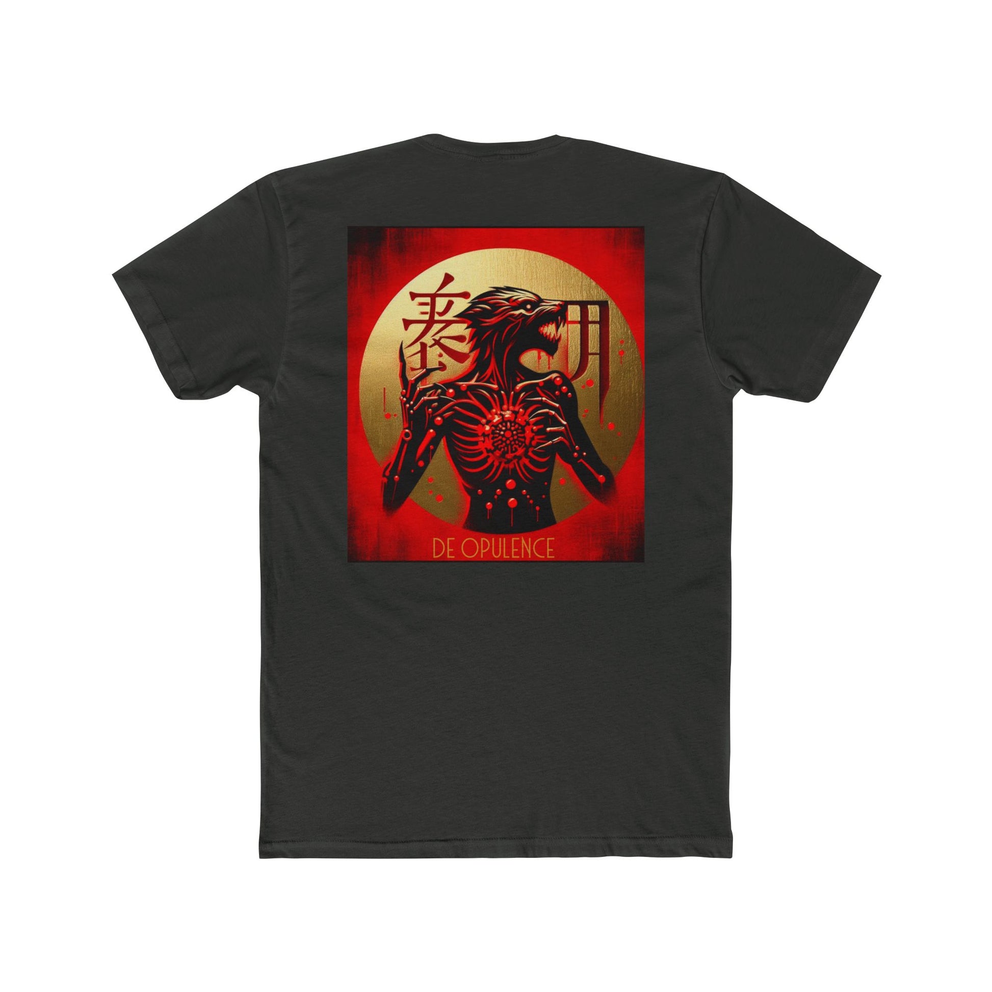 Unisex Cotton Crew Tee De Opulence by Noir Wolf
