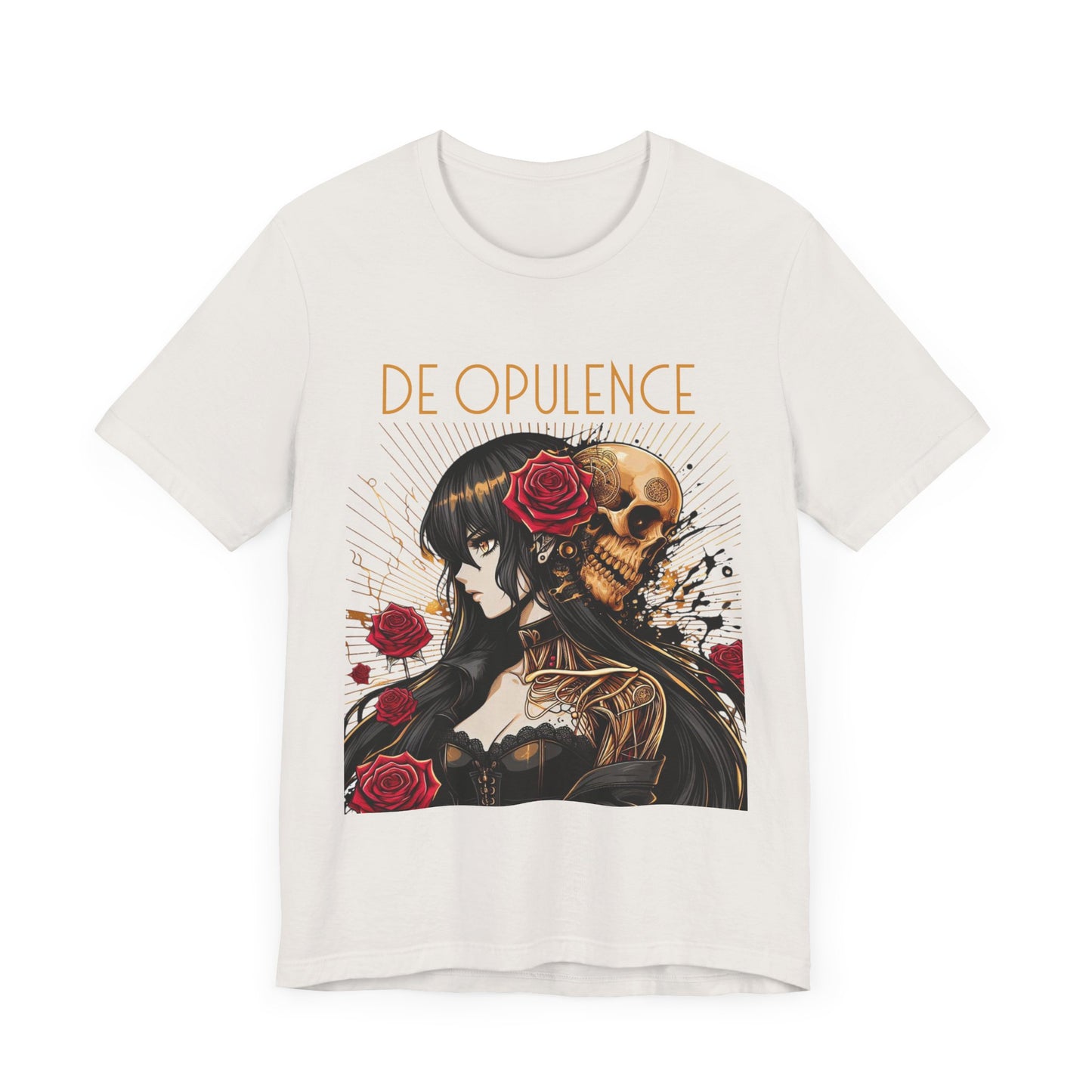 Unisex Jersey Short Sleeve Tee De Opulence by Noir Wolf