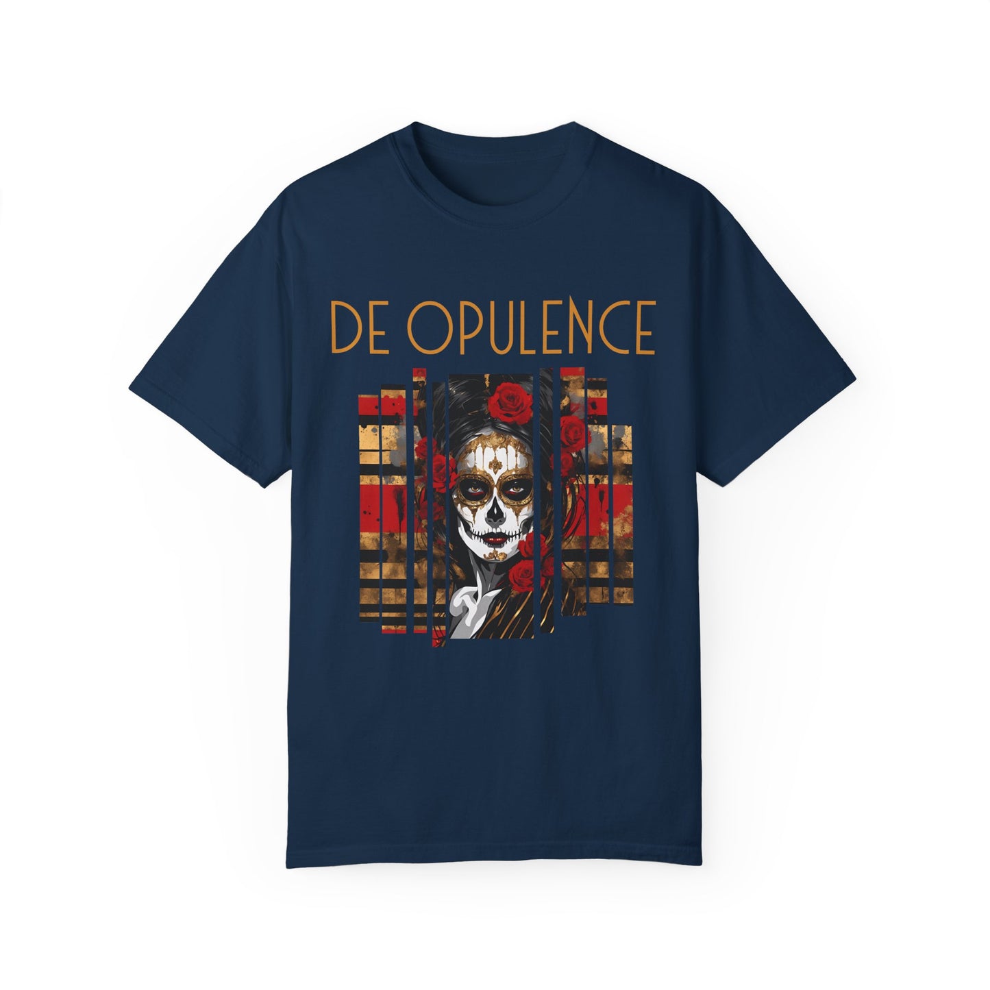 Unisex Garment-Dyed T-shirt  De Opulence by Noir Wolf
