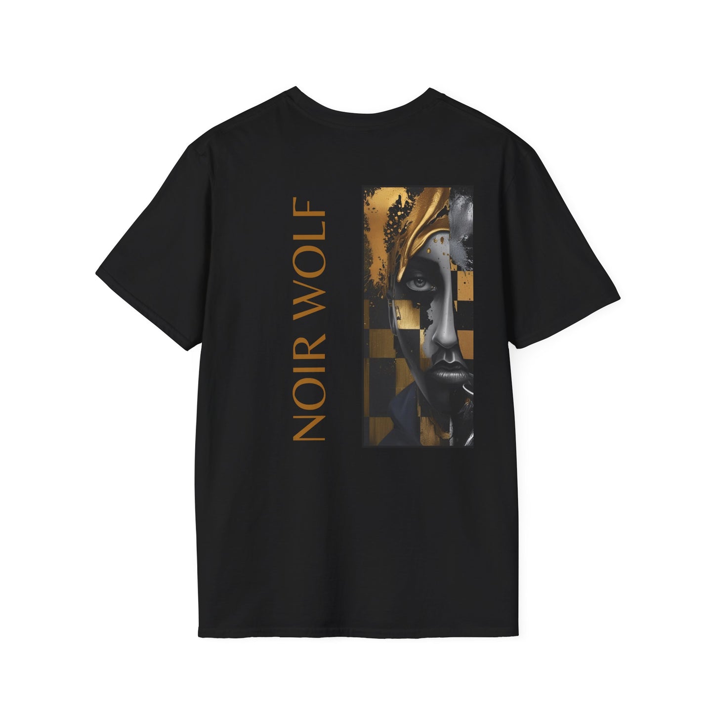 Chic Graphic T-Shirt for Art Lovers, Unisex Softstyle Tee, Vintage Fashion Top, Stylish Gift for Birthdays, Casual Wear