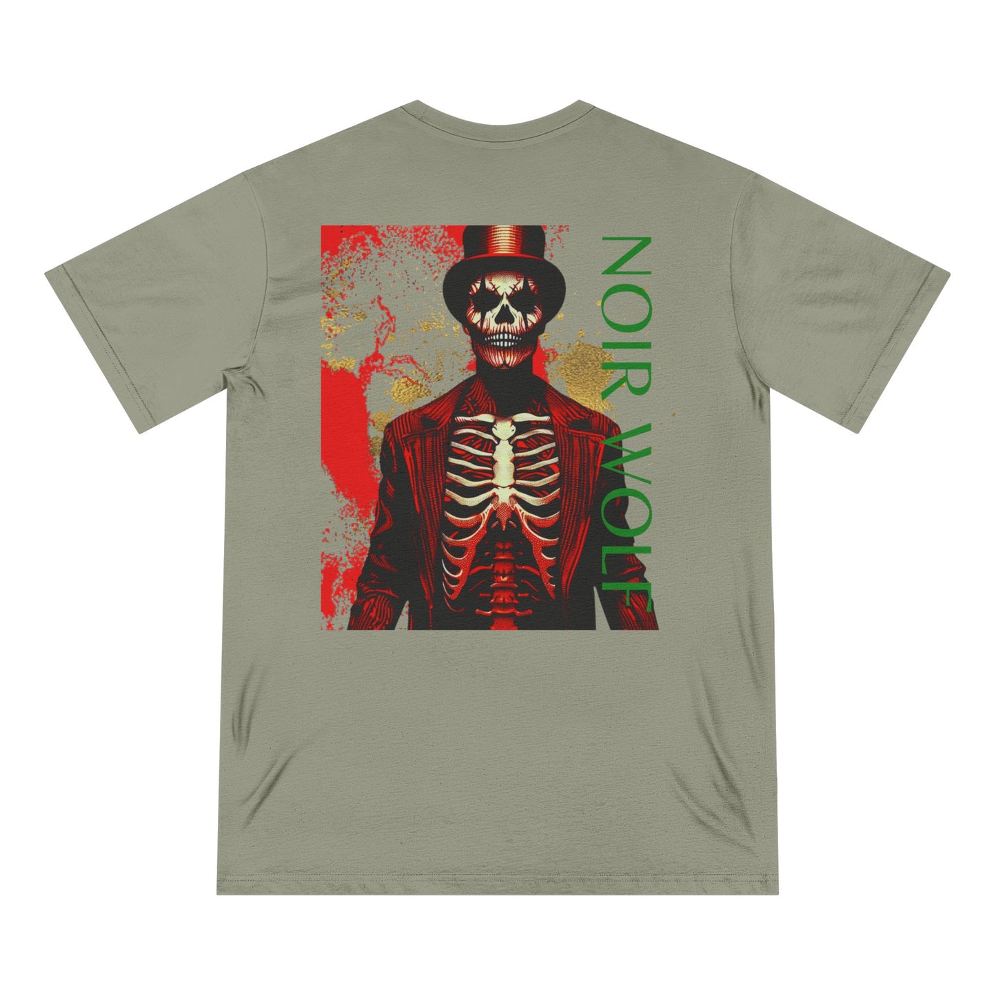 Unisex Organic Horror Graphic T-Shirt - 'Deadly Obedience' & 'Noir Wolf' Design