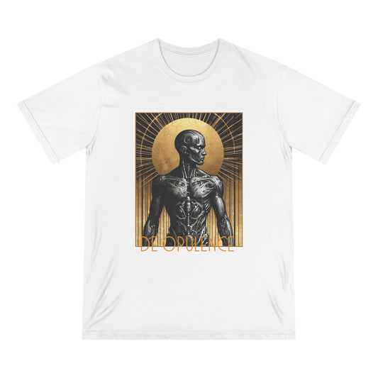 Organic Staple T-shirt: 'Del Opulence' & 'Noir Wolf' Design – Stylish, Artistic Tee for Casual Wear