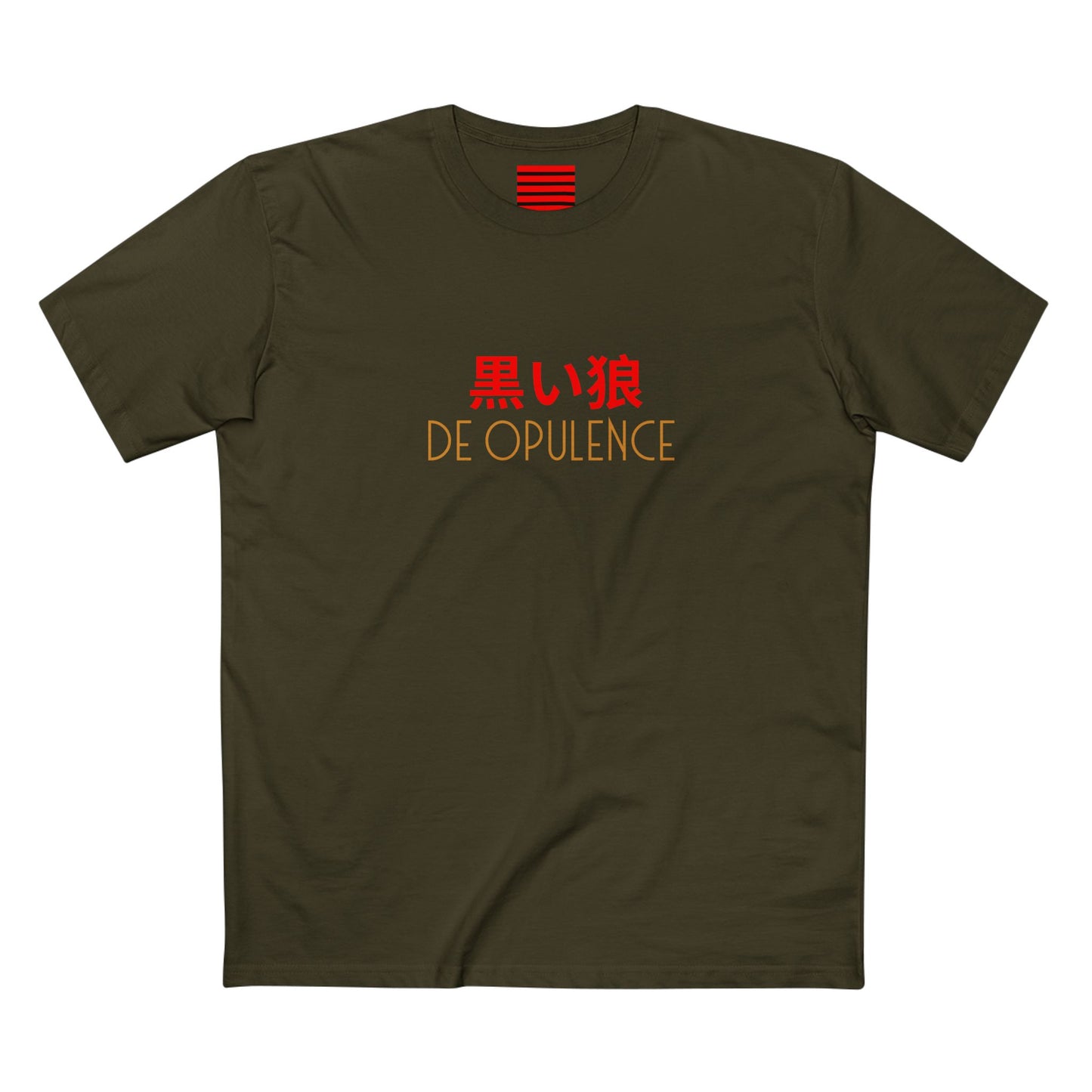 Men's Staple Tee De Opulence Army