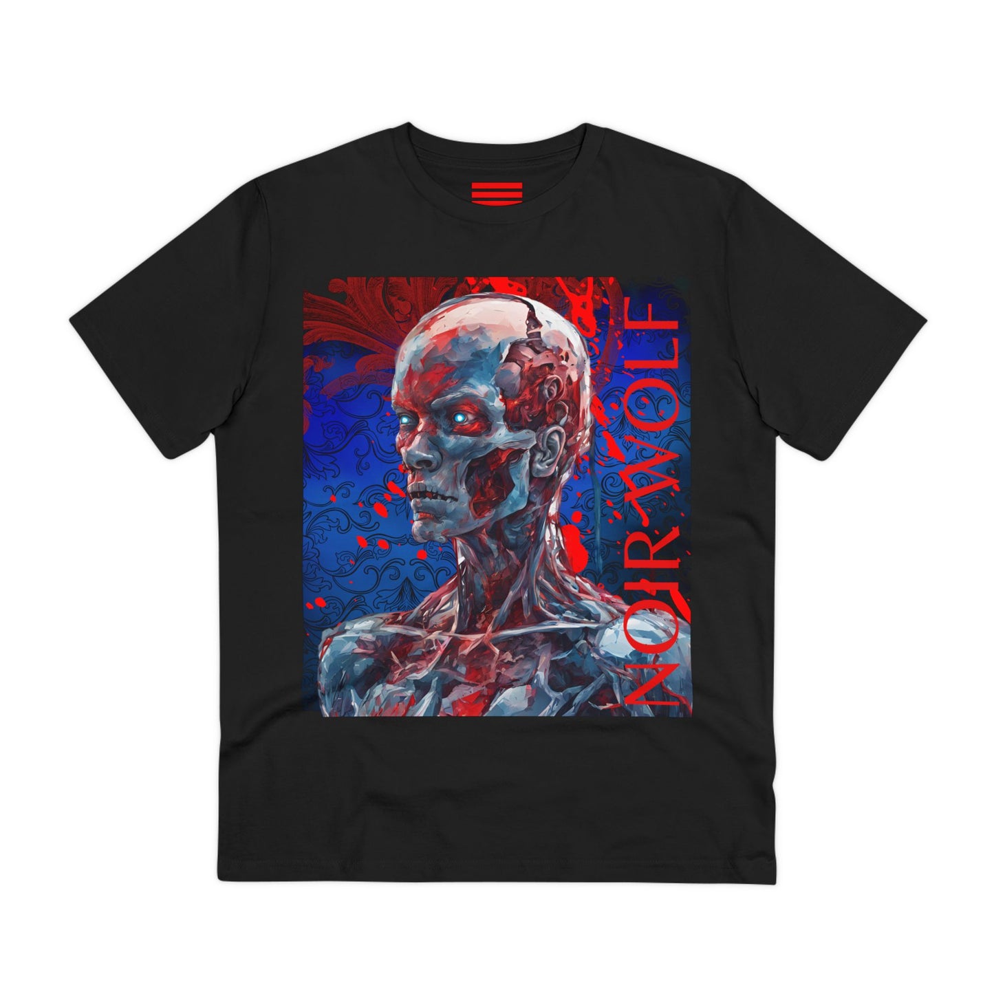 Organic Creator T-shirt - Unisex Blue Doom by Noir Wolf