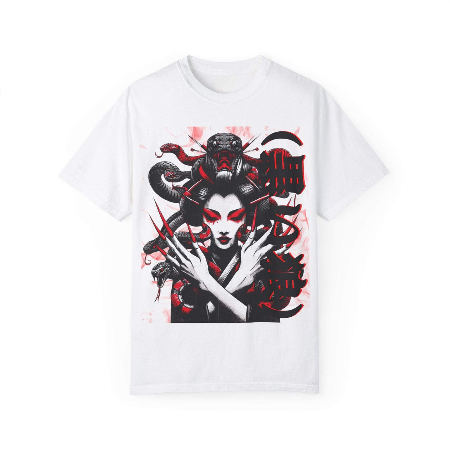 Unisex Garment-Dyed T-shirt Noir Wolf